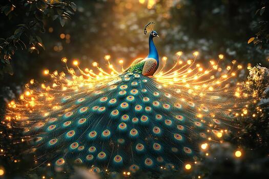 PEACOCKS -3 WINGS