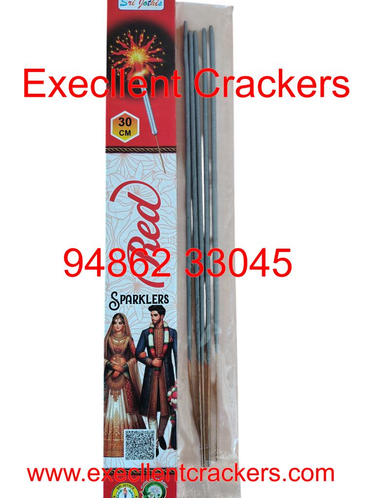 30 CM Red Sparklers - Excellent Crackers