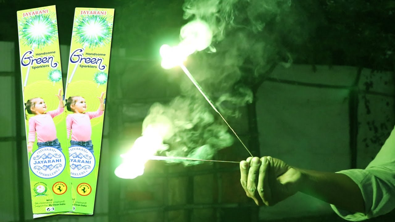 30 CM Green Sparklers