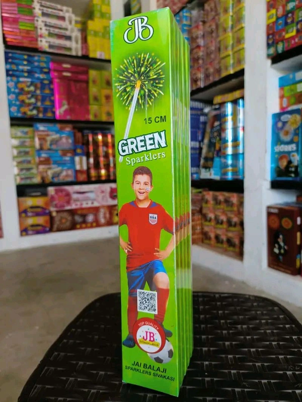15 CM Green Sparklers